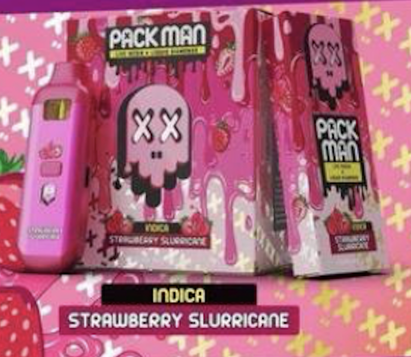 Packman Disposable Strawberry Slurricane